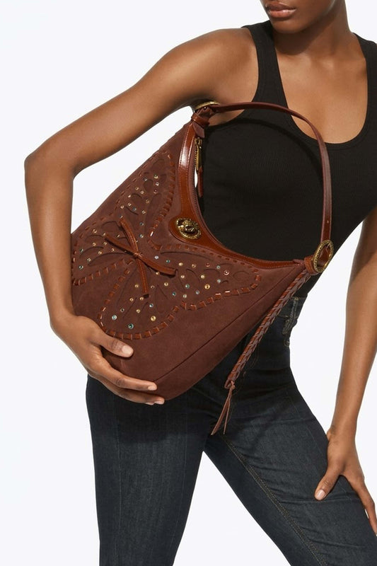 KURT GEIGER LONDON CHELSEA S HOBO BUTTE en color BROWN  (1)