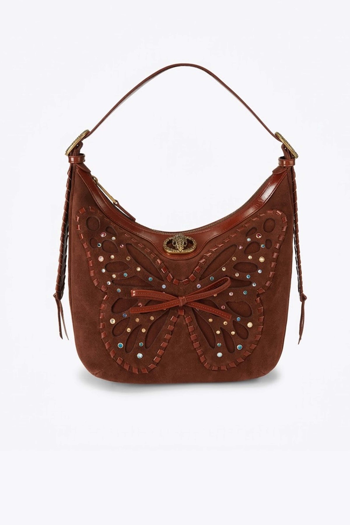 KURT GEIGER LONDON CHELSEA S HOBO BUTTE en color BROWN  (3)