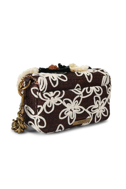 KURT GEIGER LONDON  MINI PIMLICO FLOWER en color OPNBWN  (2)