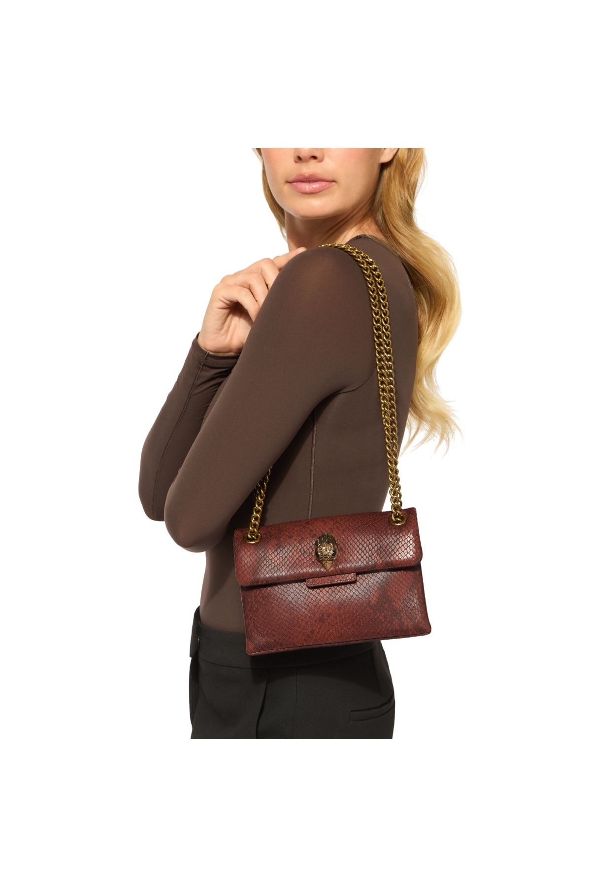 KURT GEIGER LONDON K LEATHER  en color BROWN  (1)