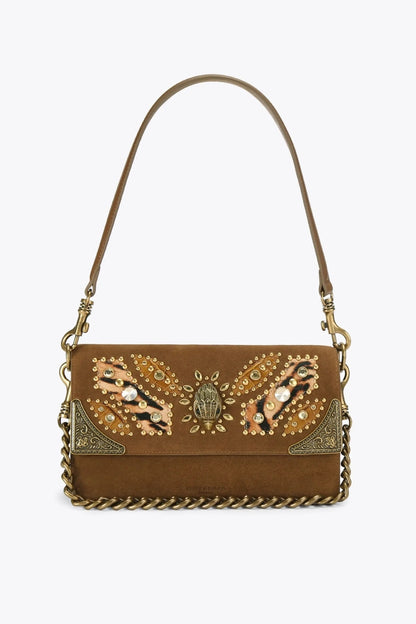 KURT GEIGER LONDON  SLOANE SOFT SHOULDE en color OPNBWN  (4)