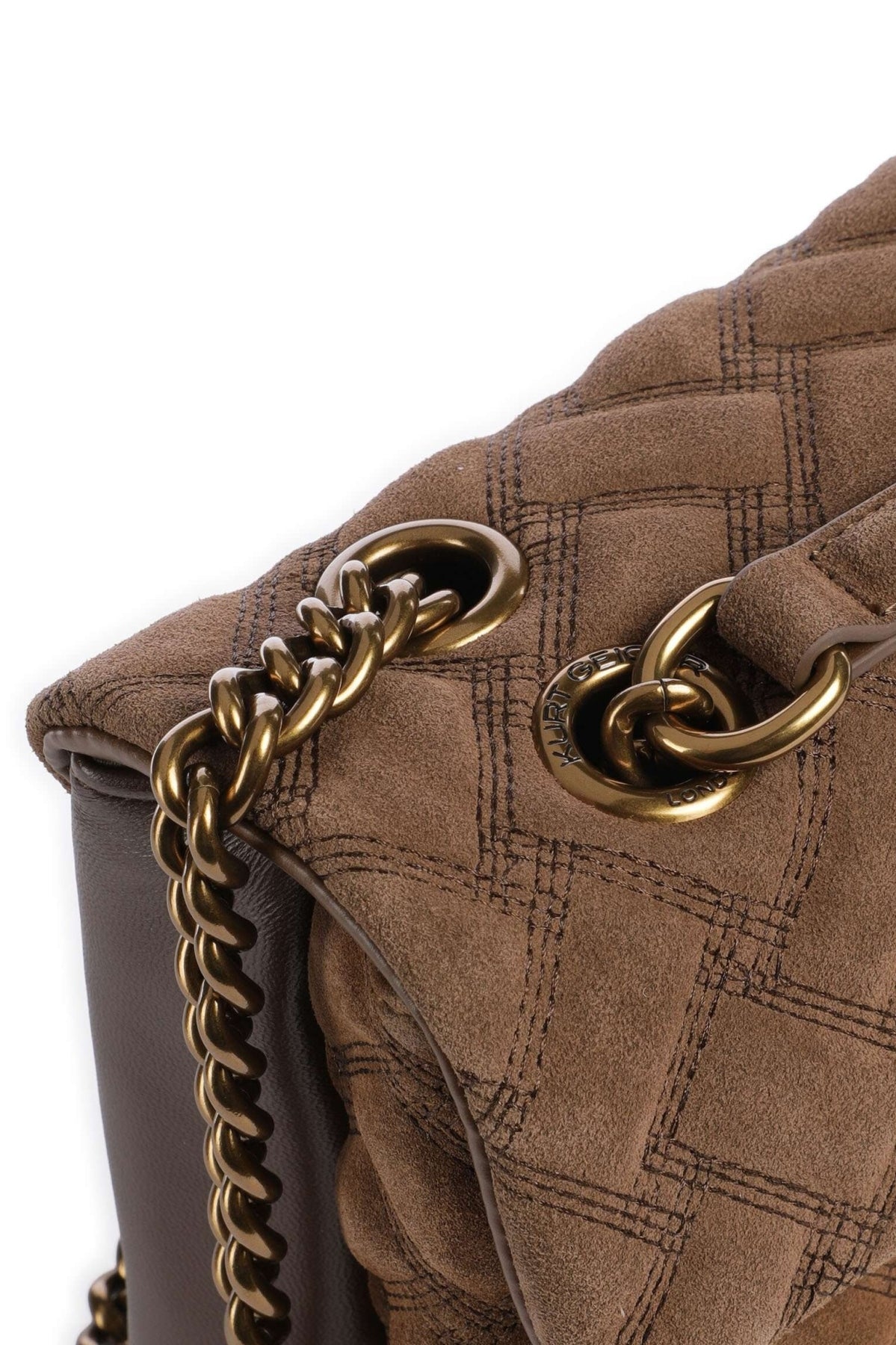 KURT GEIGER LONDON  LEATHER KENSINGTON  en color BROWN  (3)