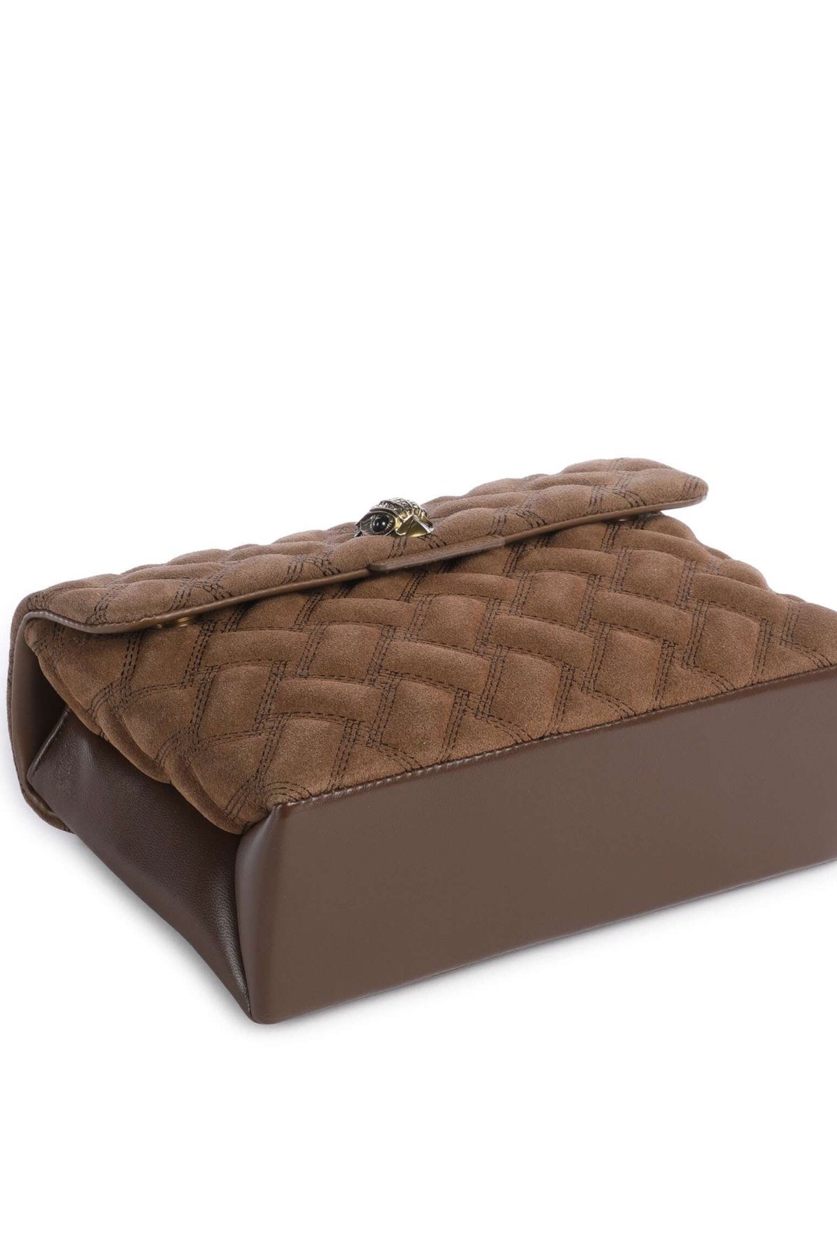 KURT GEIGER LONDON  LEATHER KENSINGTON  en color BROWN  (4)