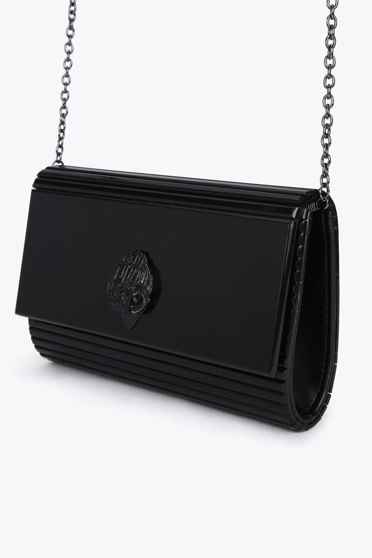 KURT GEIGER LONDON  PARTY EAGLE CLUTCH  en color BLACK  (3)