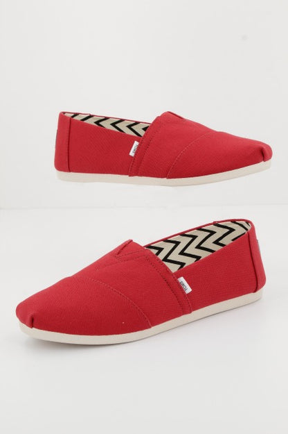 TOMS RED RECYCLED COTTON  en color RED  (1)