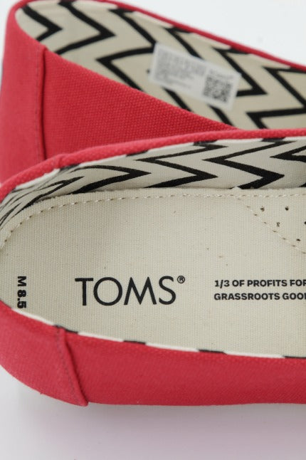 TOMS RED RECYCLED COTTON  en color RED  (4)