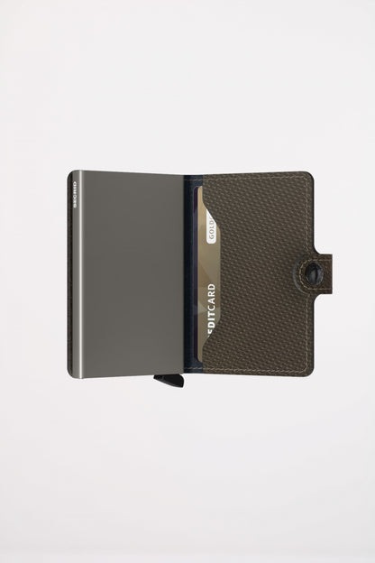 SECRID MINIWALLET CARBON en color KHAKI  (3)