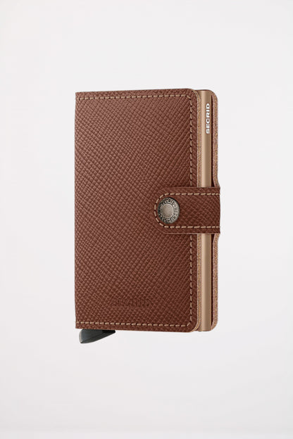 SECRID MINIWALLET en color CARAMEL  (1)