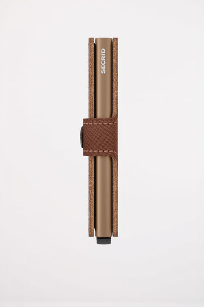 SECRID MINIWALLET en color CARAMEL  (2)