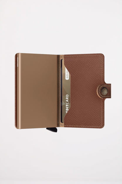 SECRID MINIWALLET en color CARAMEL  (3)
