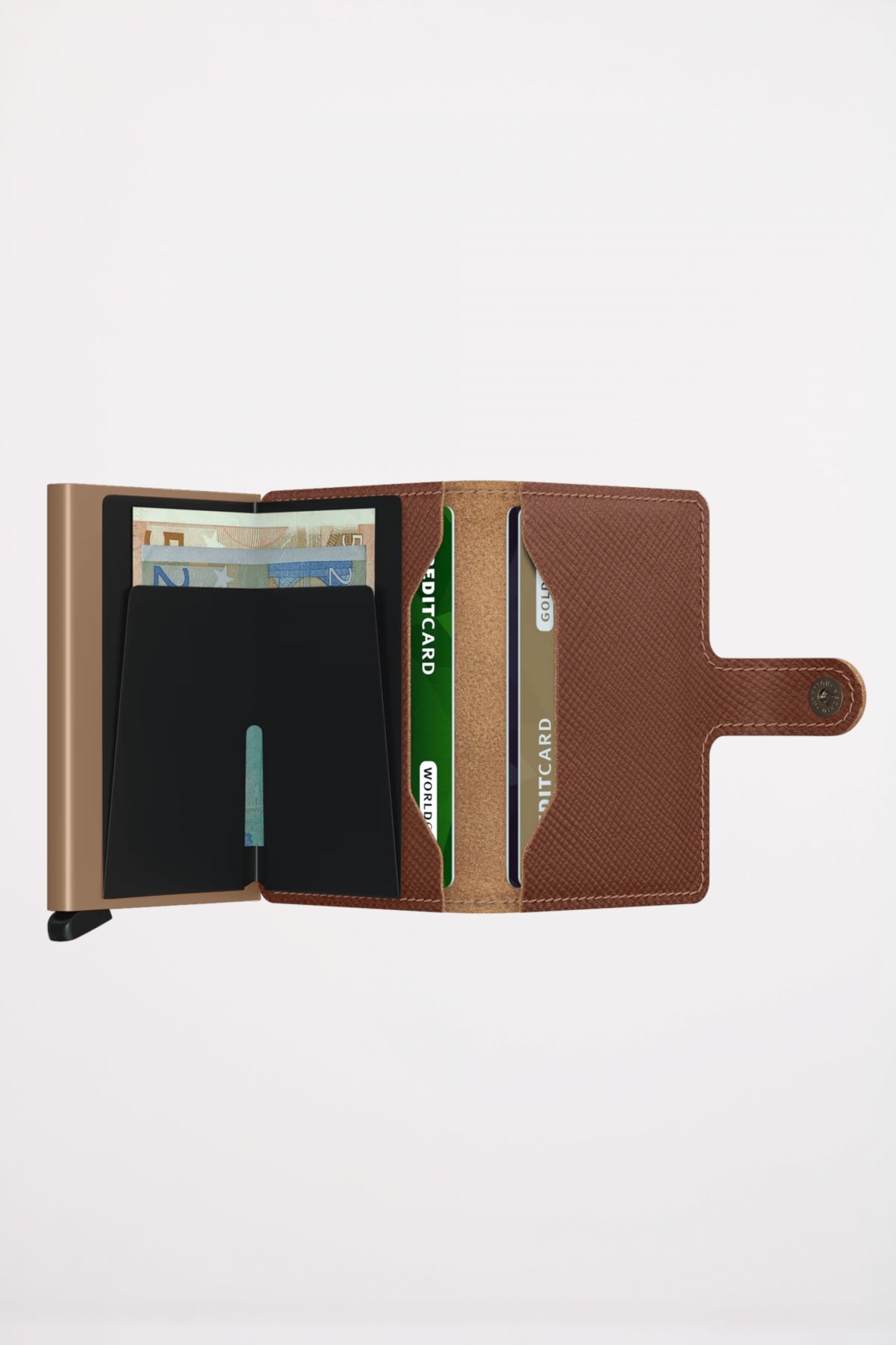 SECRID MINIWALLET en color CARAMEL  (4)