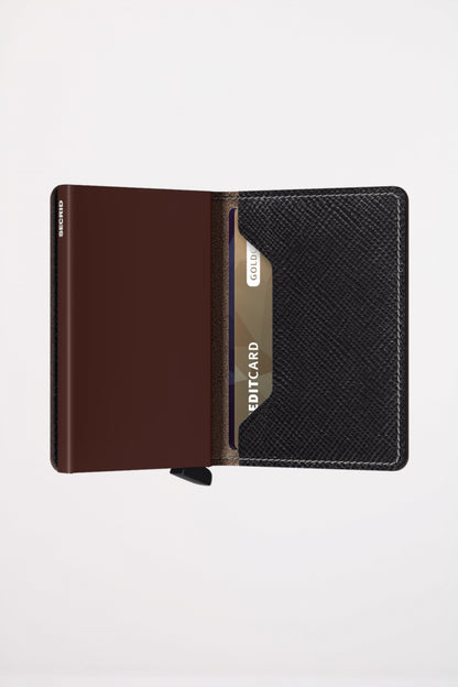 SECRID SLIMWALLET  en color BROWN  (3)