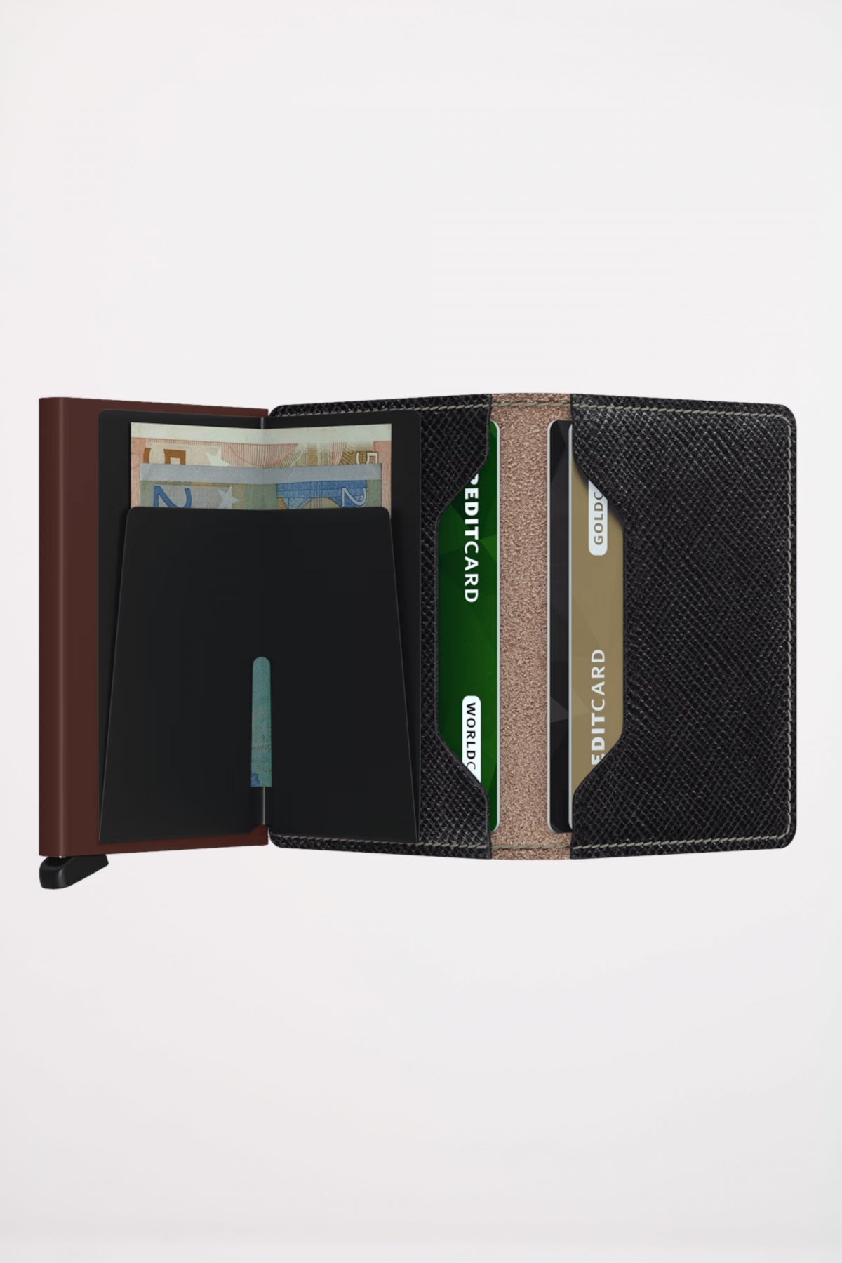 SECRID SLIMWALLET  en color BROWN  (4)