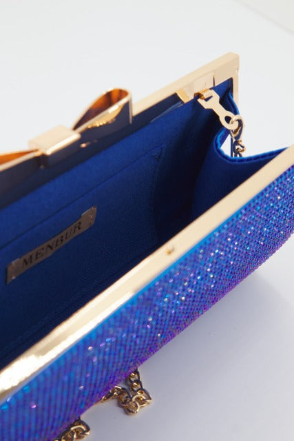 MENBUR M BOLSO CARTERA en color BLUE  (3)