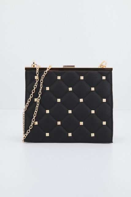 MENBUR M BOLSO ACOLCHA en color BLACK  (1)
