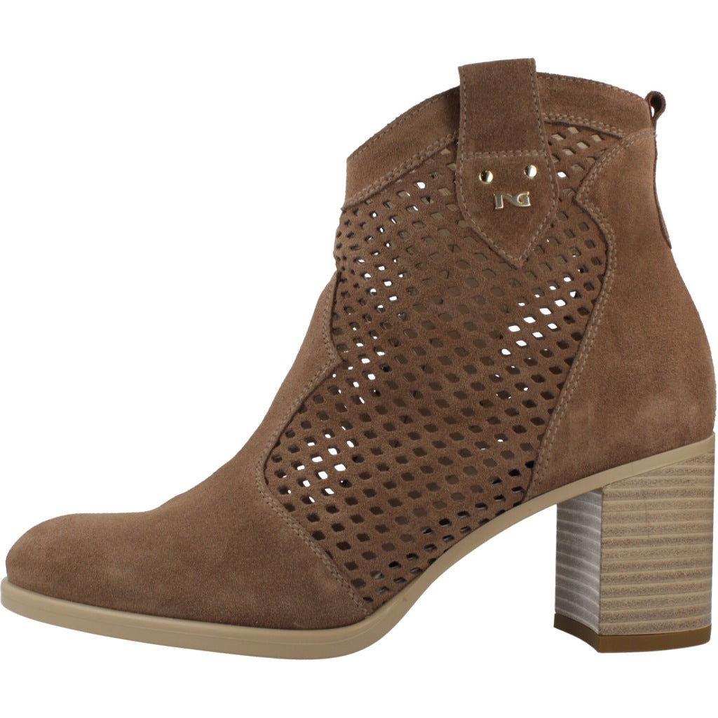 NERO GIARDINI BOTIN TACON VELOUR en color   (2)