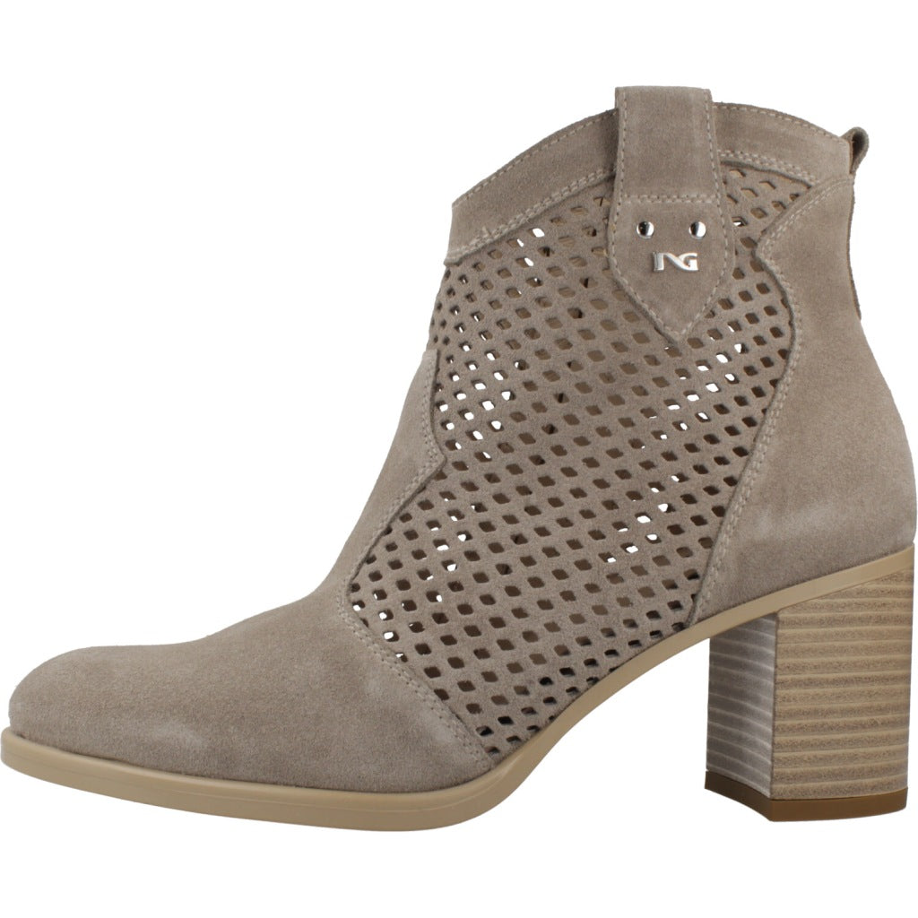NERO GIARDINI BOTIN TACON VELOUR en color   (2)