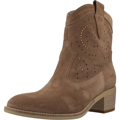 NERO GIARDINI BOTIN VELOUR en color   (1)