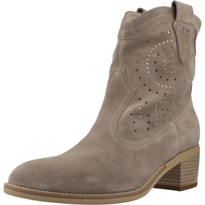 NERO GIARDINI BOTIN VELOUR en color   (1)