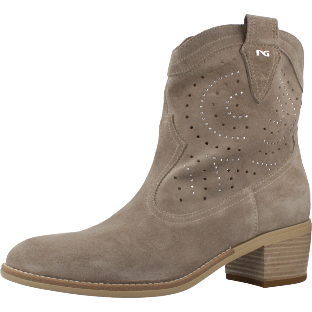 NERO GIARDINI BOTIN VELOUR en color   (2)
