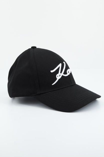 KARL LAGERFELD K/SIGNATURE CAP en color A BLACK  (2)