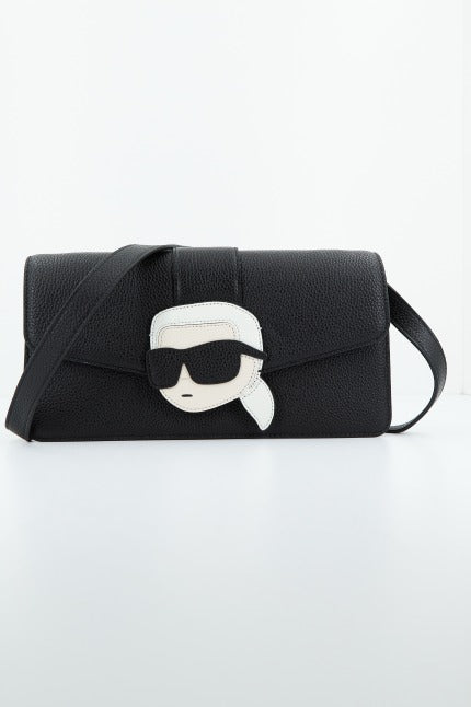 KARL LAGERFELD K/IKONIK . LEA FLP en color A BLACK  (1)
