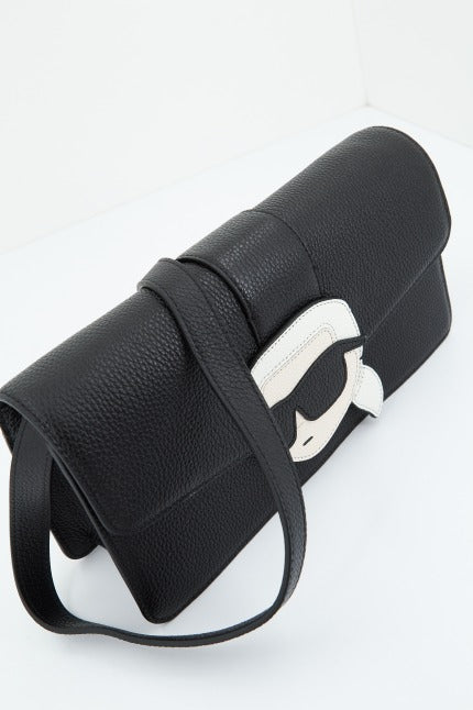 KARL LAGERFELD K/IKONIK . LEA FLP en color A BLACK  (3)