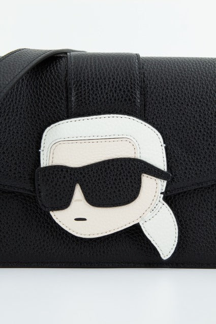 KARL LAGERFELD K/IKONIK . LEA FLP en color A BLACK  (4)