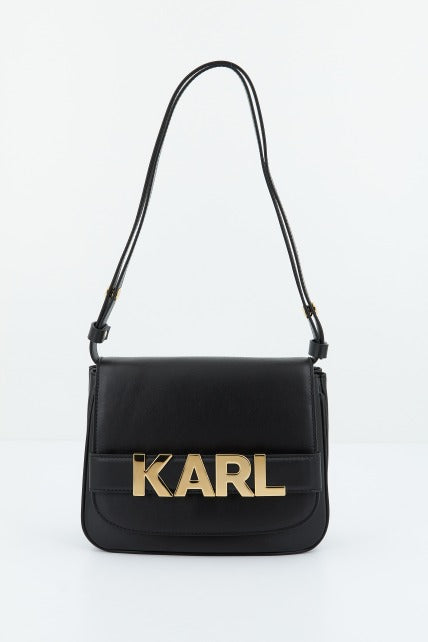 KARL LAGERFELD K/LETTERS FLAP CROSS en color A BLACK  (1)