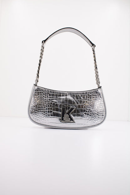 KARL LAGERFELD KAMEO SHOULDERBAG CR en color A SILVE  (1)
