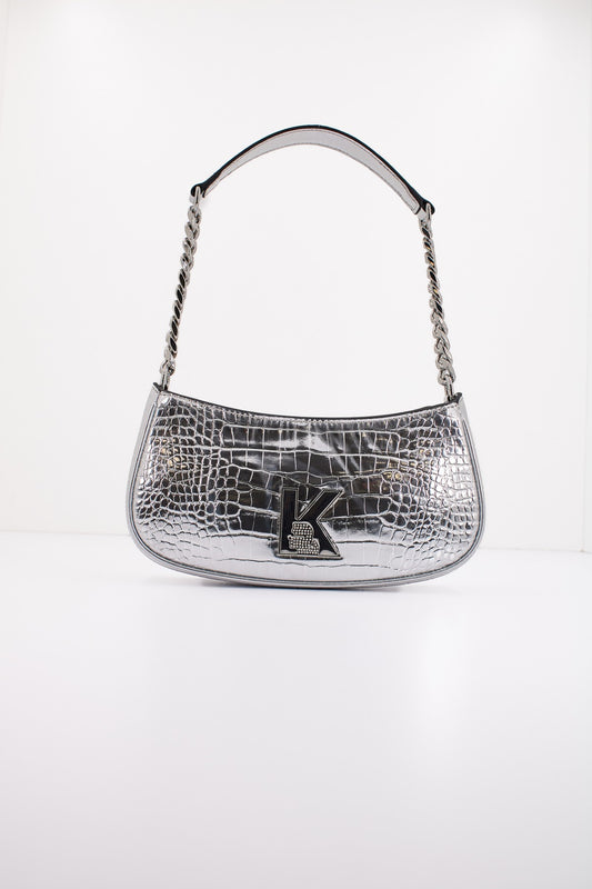 KARL LAGERFELD KAMEO SHOULDERBAG CR en color A SILVE  (1)