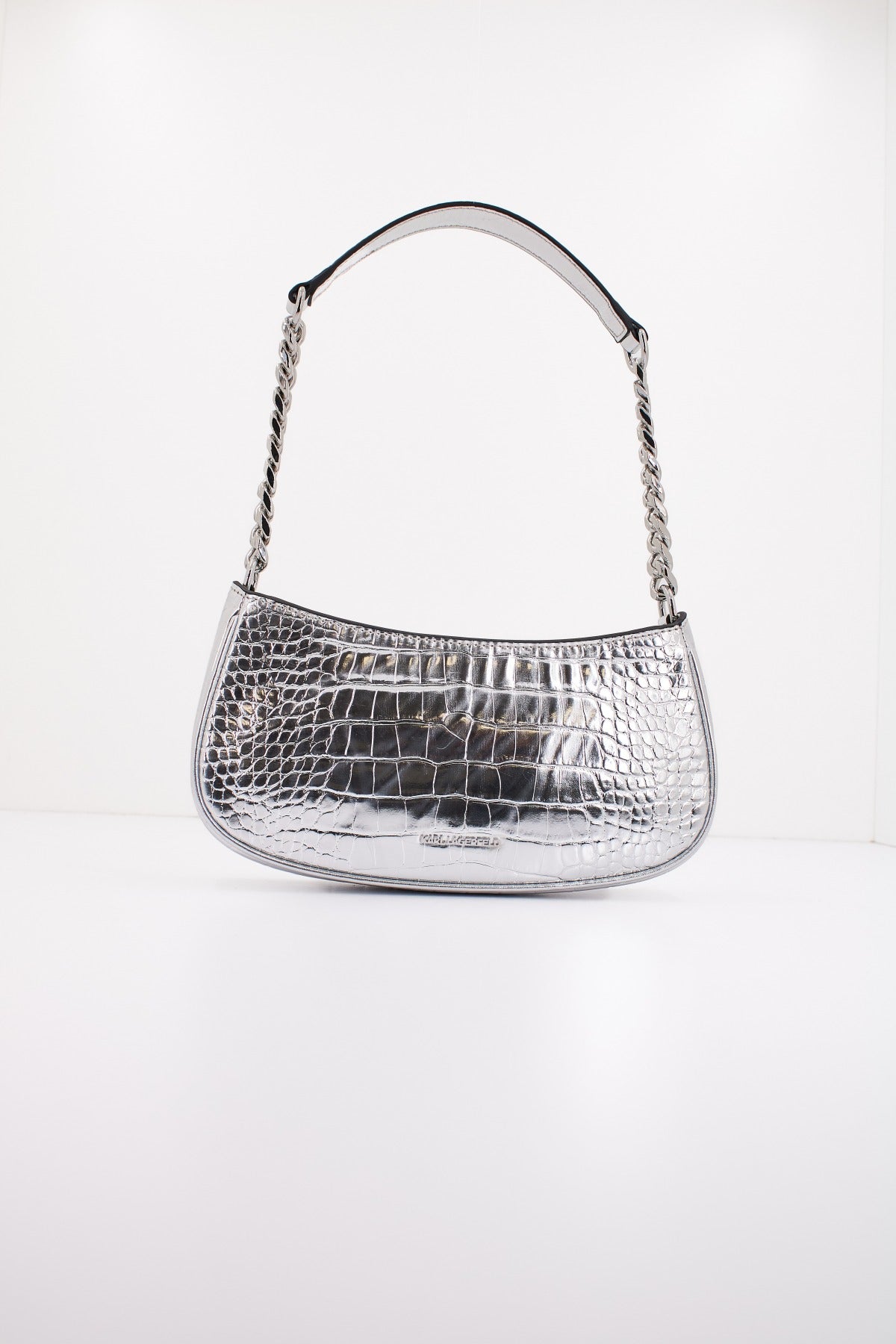 KARL LAGERFELD KAMEO SHOULDERBAG CR en color A SILVE  (3)