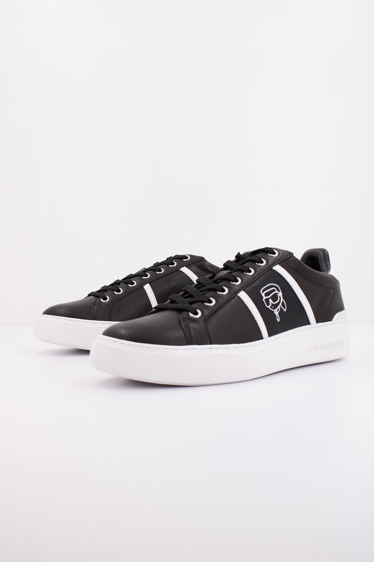 KARL LAGERFELD NFT OUTLINE LOGO en color  BLACK  (2)