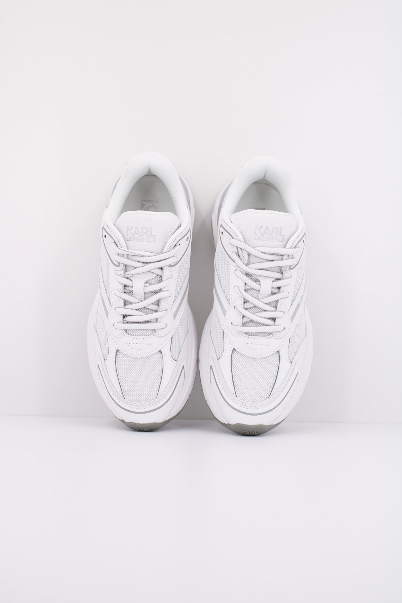KARL LAGERFELD  KOMET LO LACE RUNNE en color S WHITE  (3)