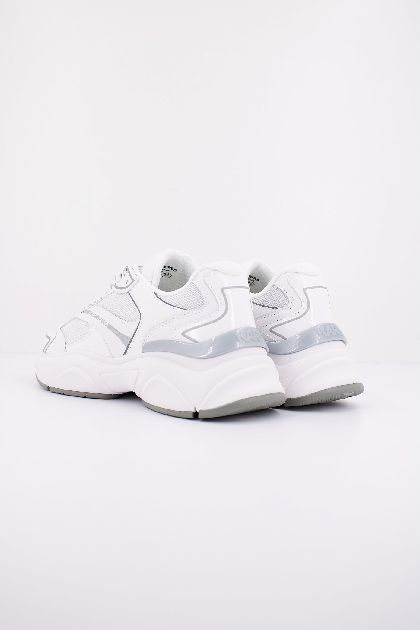 KARL LAGERFELD  KOMET LO LACE RUNNE en color S WHITE  (4)