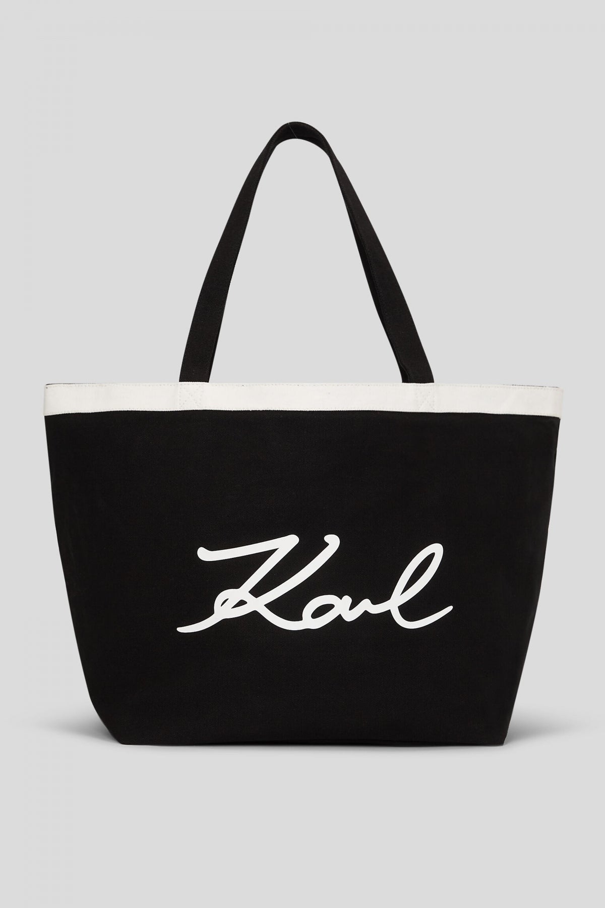 KARL LAGERFELD K/SIGNATURE SHOPPER en color A BLKWH  (1)