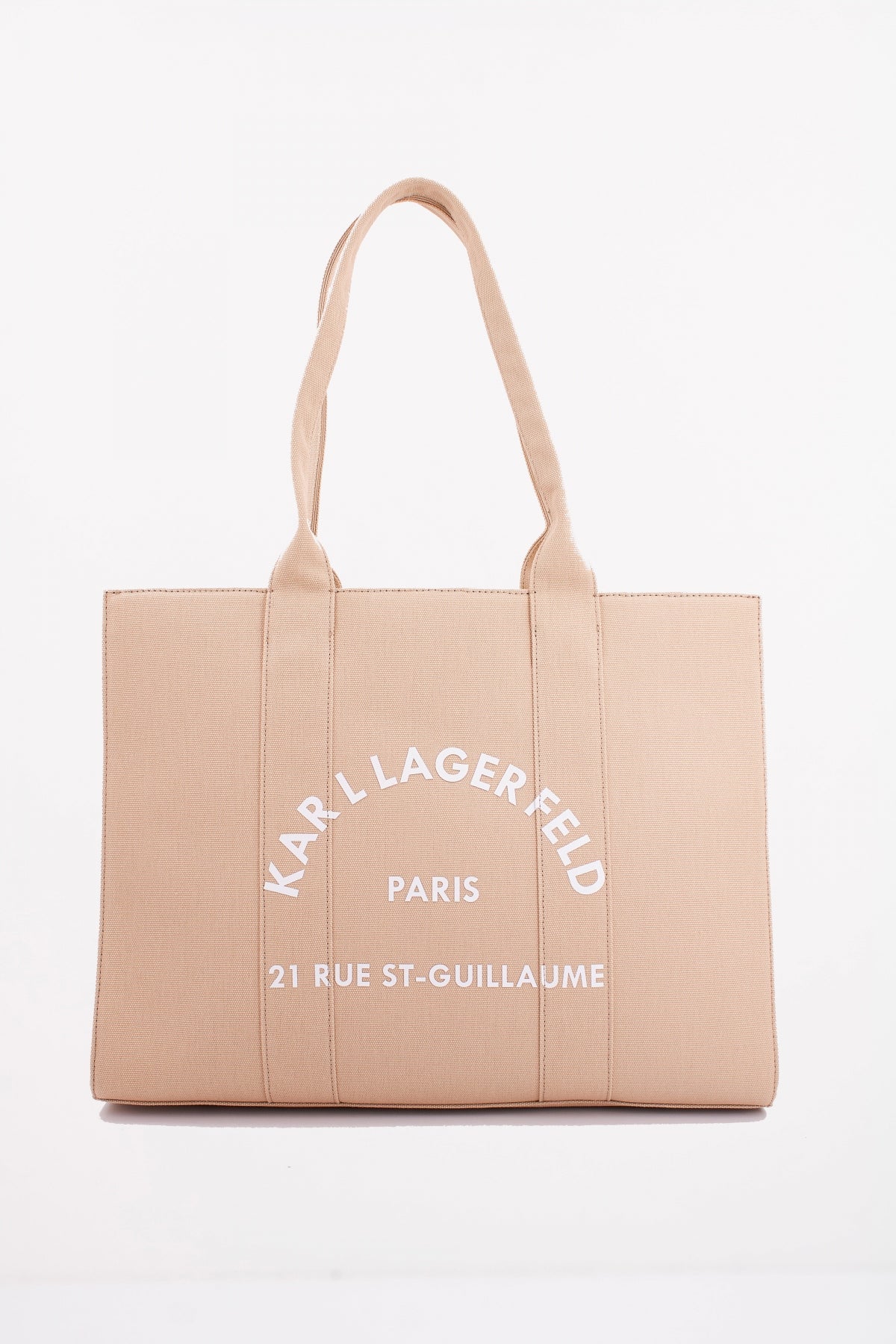 KARL LAGERFELD RSG SQUARE LARGE TOT en color A SAND  (1)