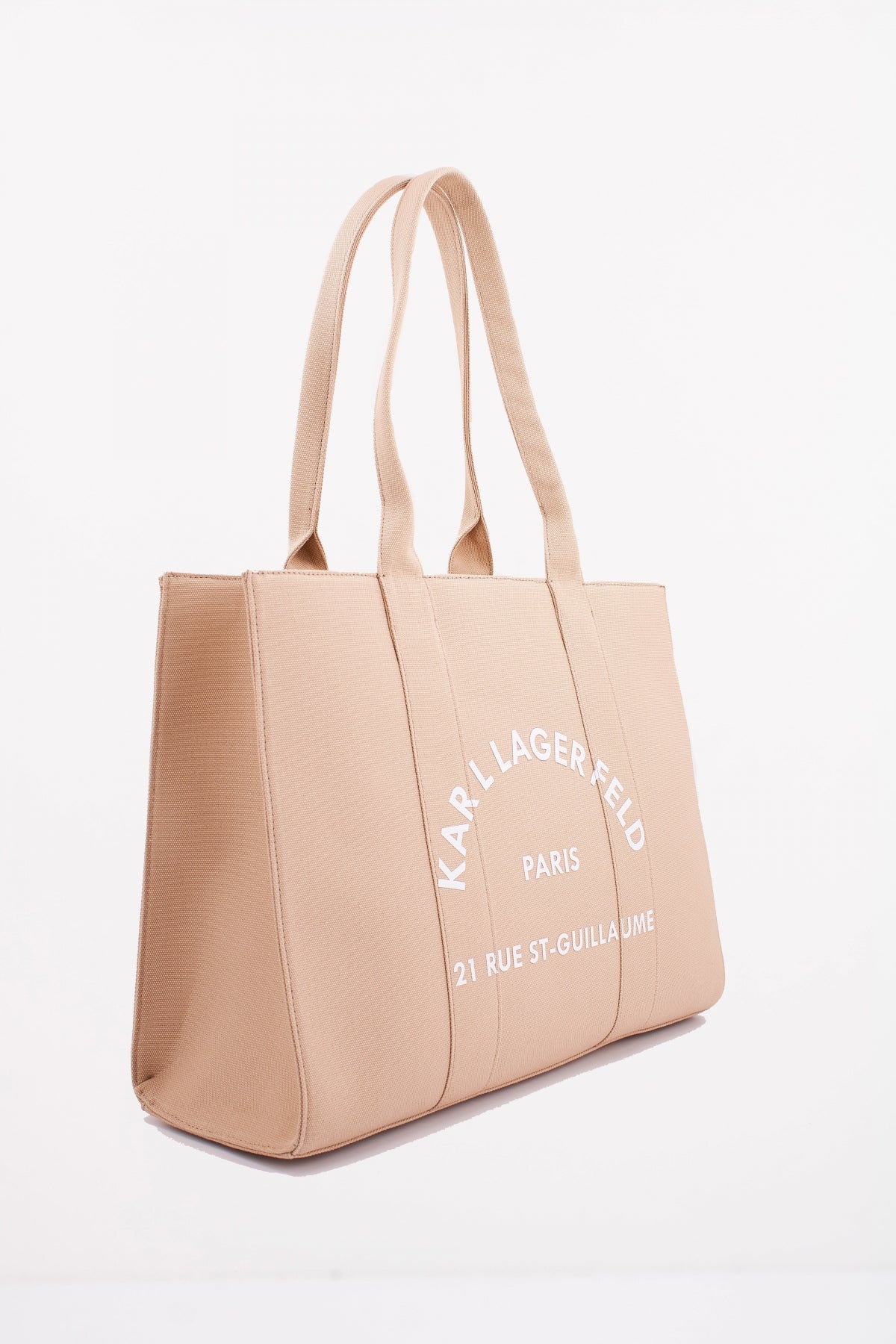 KARL LAGERFELD RSG SQUARE LARGE TOT en color A SAND  (2)