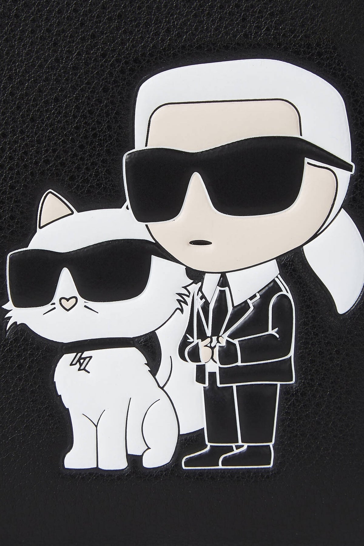 KARL LAGERFELD  K/IKONIK . LEATHE en color A BLACK  (4)