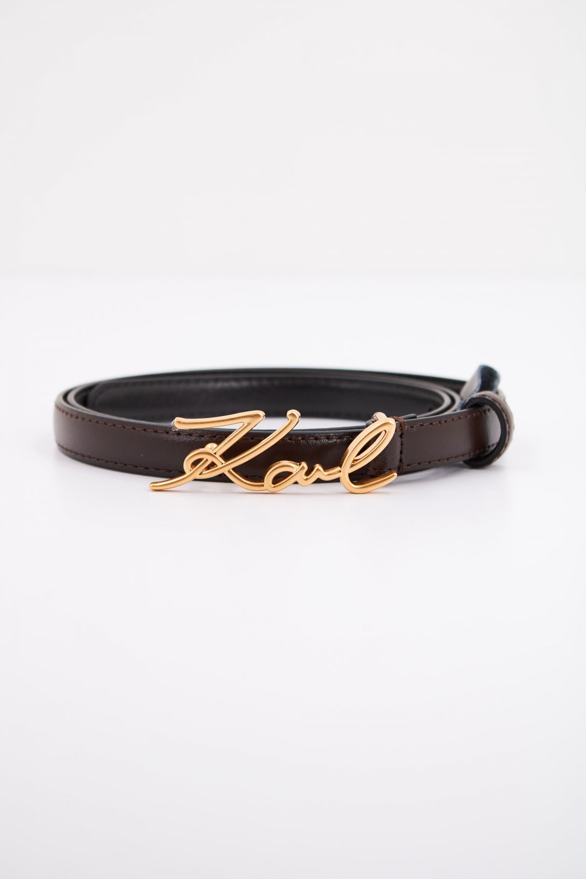 KARL LAGERFELD K/SIGNATURE SM BUCKL en color A DARK  (1)