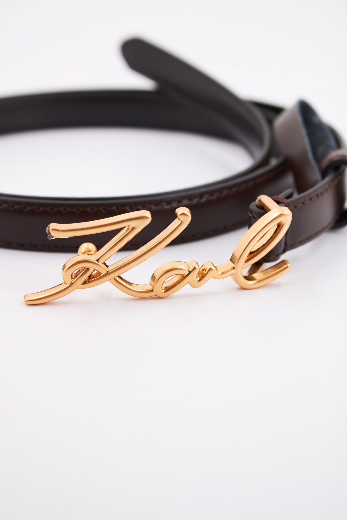 KARL LAGERFELD K/SIGNATURE SM BUCKL en color A DARK  (4)