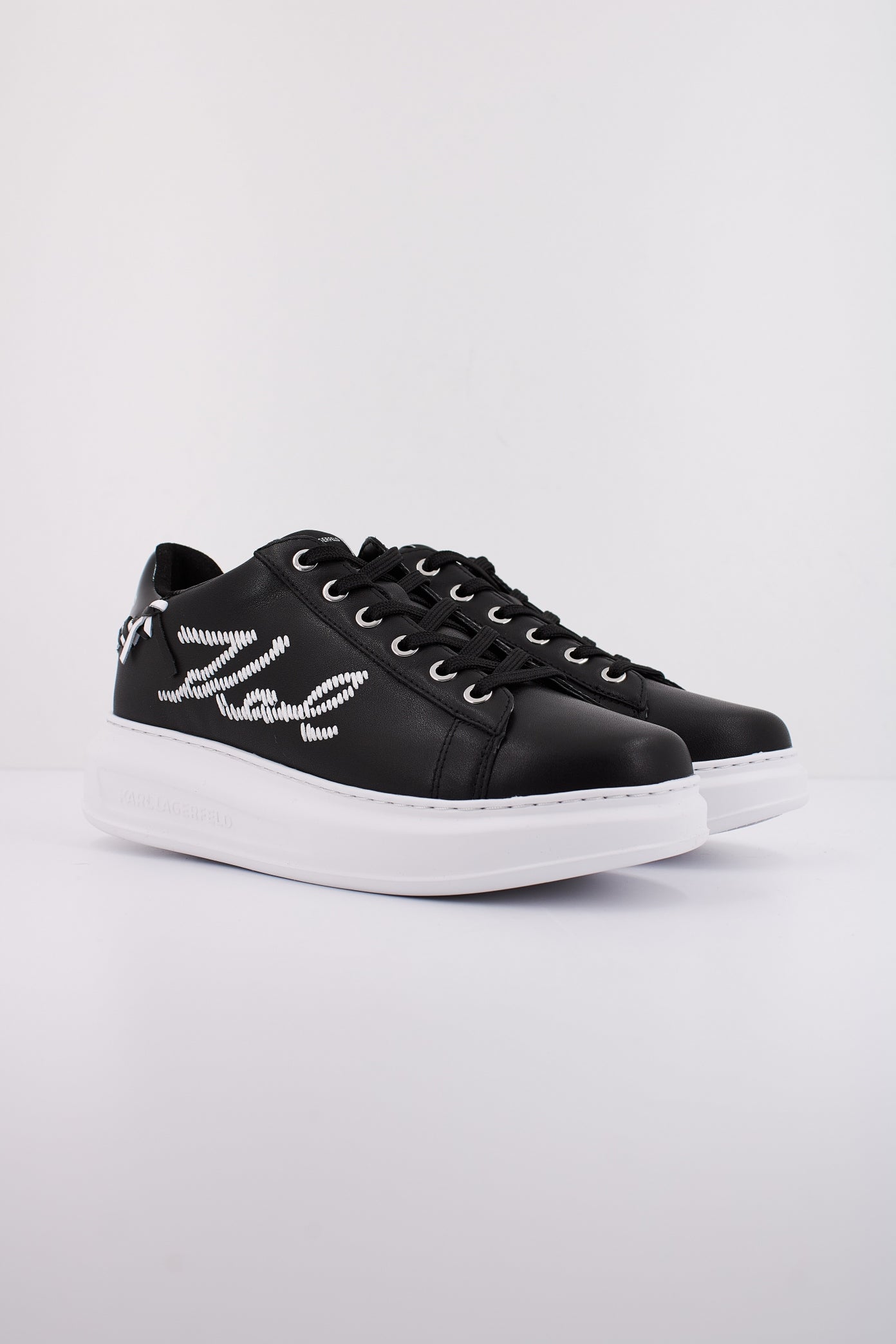 KARL LAGERFELD KAPRI WHIPSTITCH LO  en color  BLACK  (2)