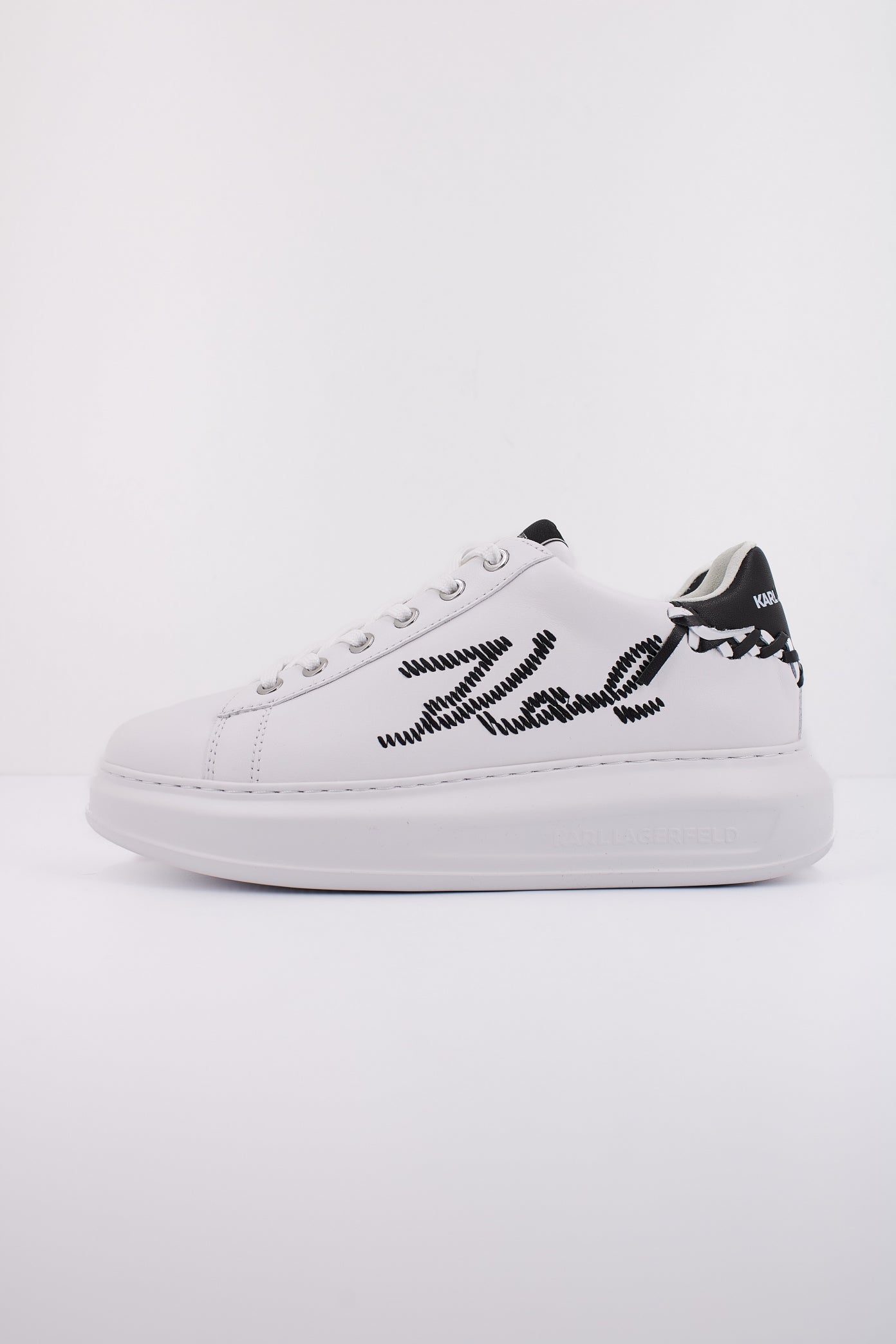 KARL LAGERFELD KAPRI WHIPSTITCH LO  en color  WHITE  (1)