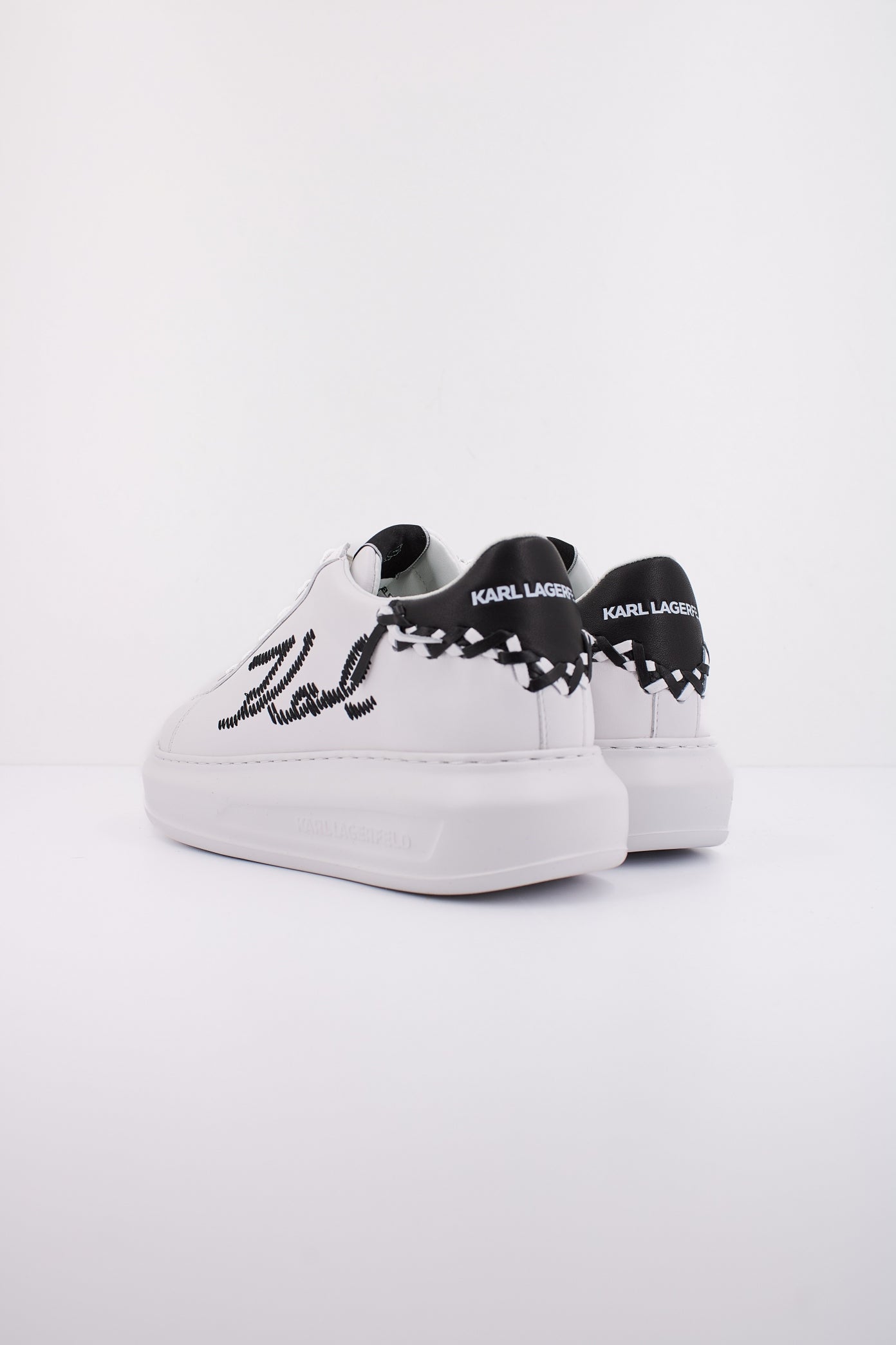 KARL LAGERFELD KAPRI WHIPSTITCH LO  en color  WHITE  (4)