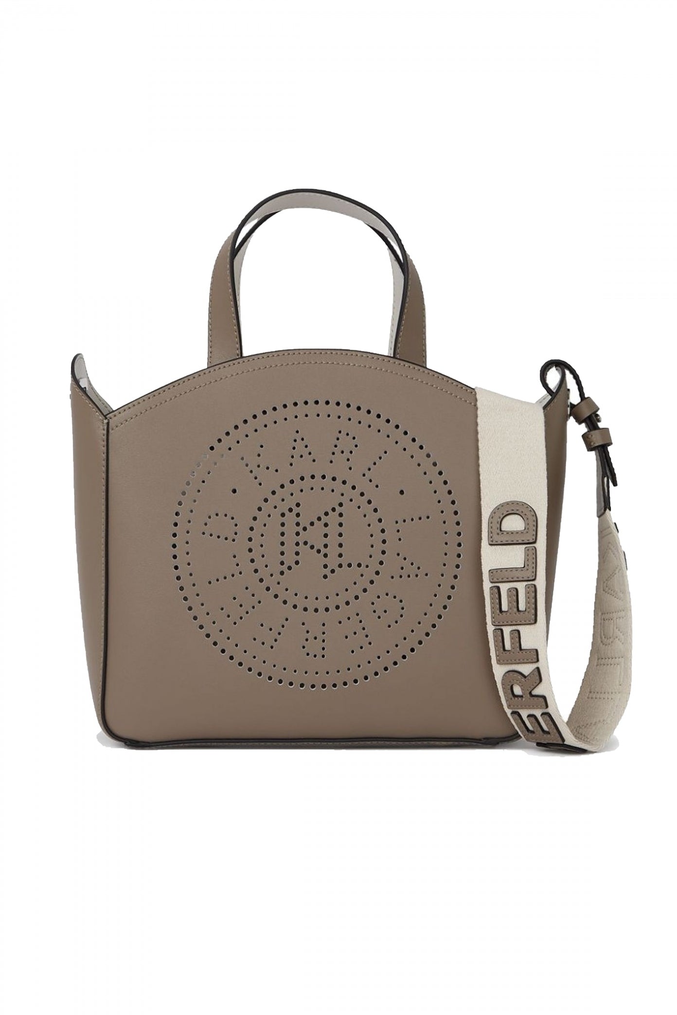 KARL LAGERFELD CIRCLE SM TOTE PERFO en color ASGREY  (1)