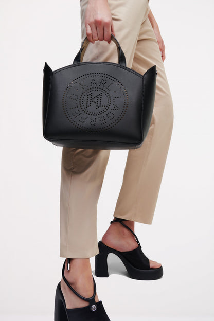 KARL LAGERFELD K CIRCLE SM TOTE PER en color BLACK  (4)