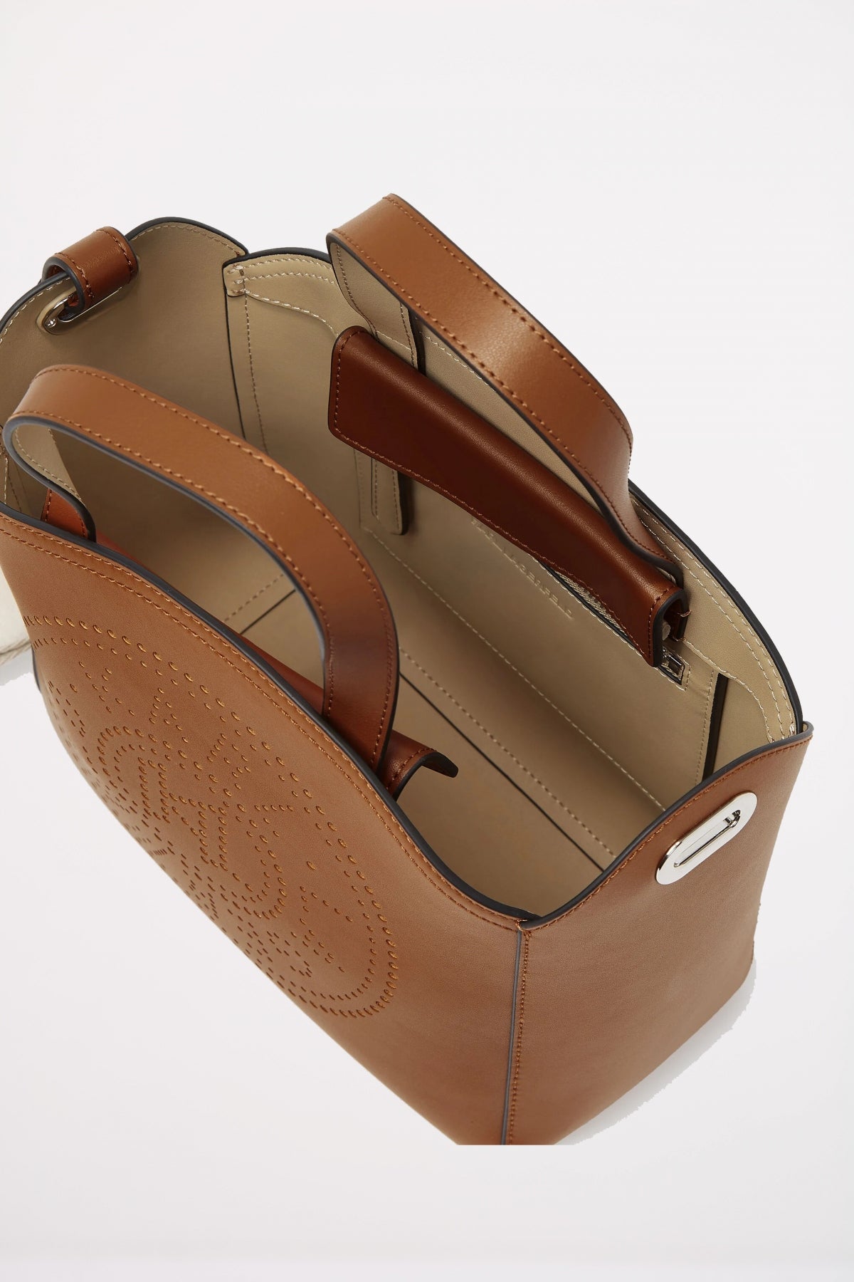 KARL LAGERFELD K CIRCLE SM TOTE PER en color DRKTAN  (3)