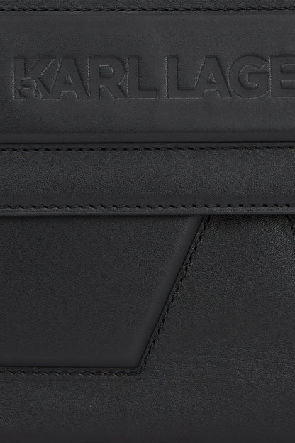 KARL LAGERFELD IKON K SOFT SHOULDER en color BLACK  (4)