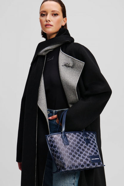 KARL LAGERFELD VOYAGE SM TOTE en color NVYBLE  (4)