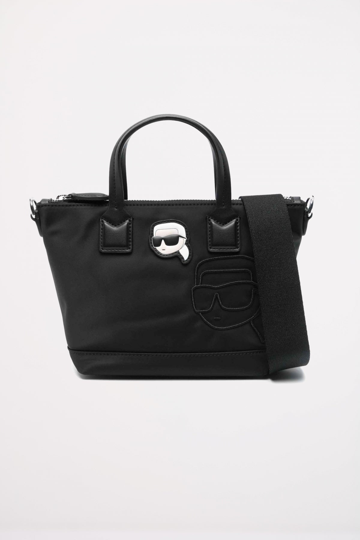 KARL LAGERFELD IKON NYLON NFT SM TO en color BLACK  (1)